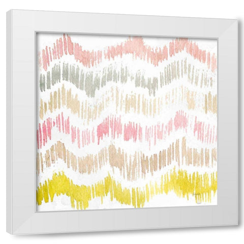 Colors of the Wind III White Modern Wood Framed Art Print by Rice, Kristy