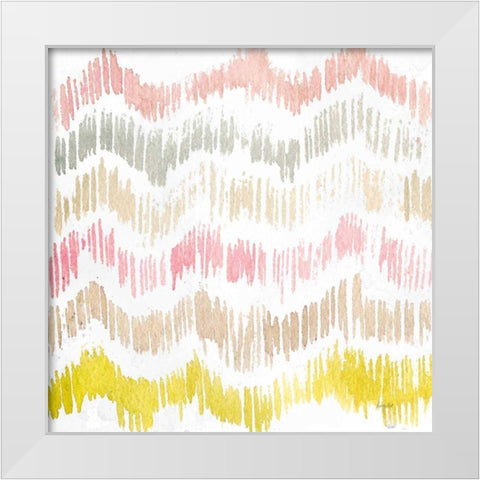 Colors of the Wind III White Modern Wood Framed Art Print by Rice, Kristy