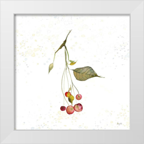 Botticelli Plants III White Modern Wood Framed Art Print by Rice, Kristy