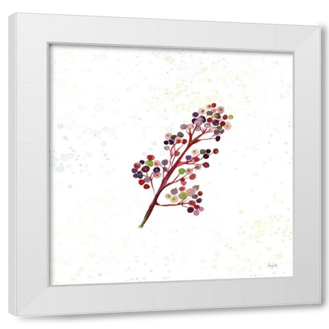 Botticelli Plants IV White Modern Wood Framed Art Print by Rice, Kristy