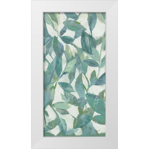 Summer Garden Greenery III Light White Modern Wood Framed Art Print by Nai, Danhui