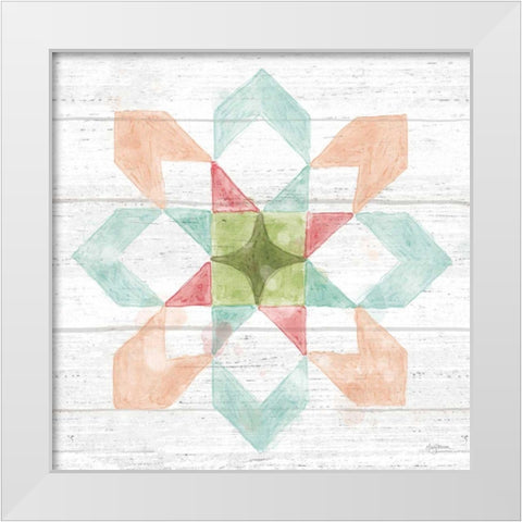 Pastel Flower Market VIII White Modern Wood Framed Art Print by Urban, Mary