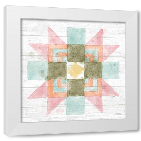 Pastel Flower Market X White Modern Wood Framed Art Print by Urban, Mary