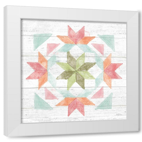 Pastel Flower Market XI White Modern Wood Framed Art Print by Urban, Mary