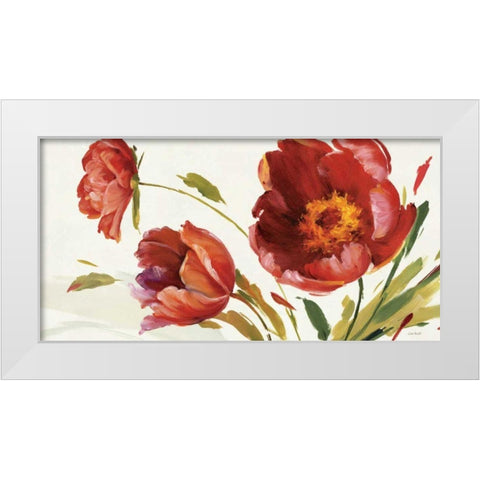 In the Wind White Modern Wood Framed Art Print by Audit, Lisa