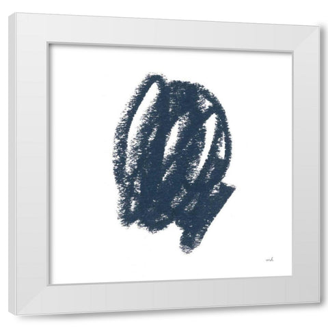 Doodles III White Modern Wood Framed Art Print by Hershey, Moira