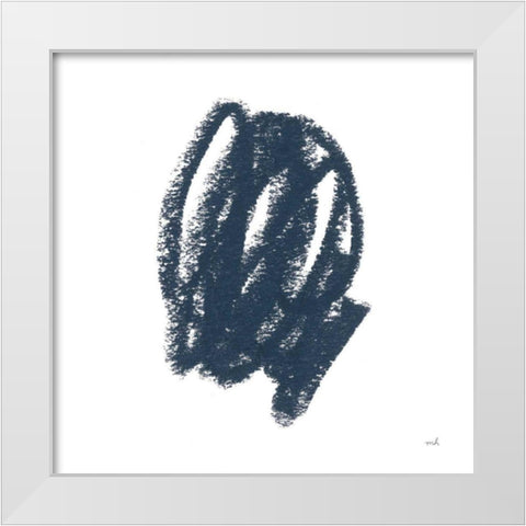 Doodles III White Modern Wood Framed Art Print by Hershey, Moira