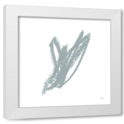 Doodles V White Modern Wood Framed Art Print by Hershey, Moira