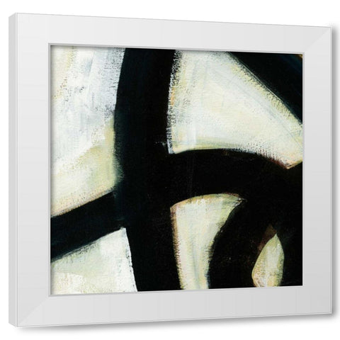 In the Maze I v2 Crop White Modern Wood Framed Art Print by Davies, Jane