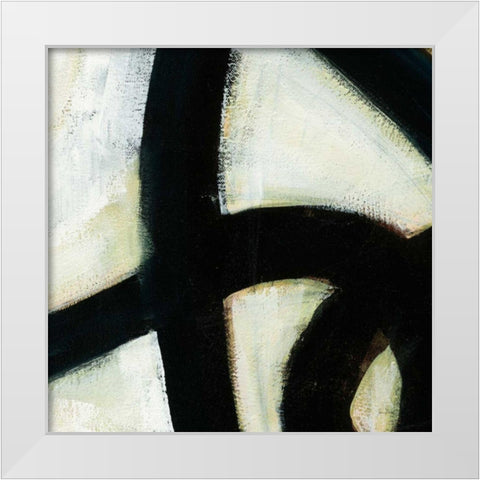 In the Maze I v2 Crop White Modern Wood Framed Art Print by Davies, Jane