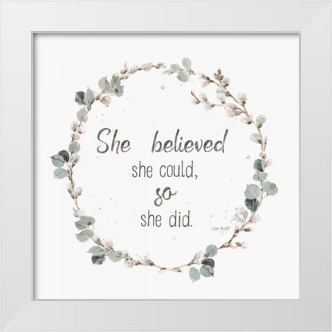 A Country Weekend XXVI v2 White White Modern Wood Framed Art Print by Audit, Lisa