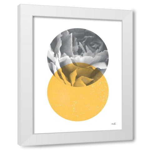 Blossoms I v2 White Modern Wood Framed Art Print by Hershey, Moira