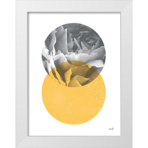 Blossoms I v2 White Modern Wood Framed Art Print by Hershey, Moira