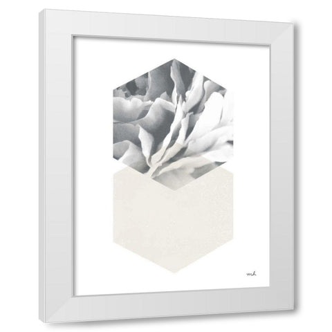 Blossoms IV v2 White Modern Wood Framed Art Print by Hershey, Moira