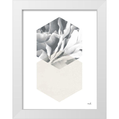 Blossoms IV v2 White Modern Wood Framed Art Print by Hershey, Moira
