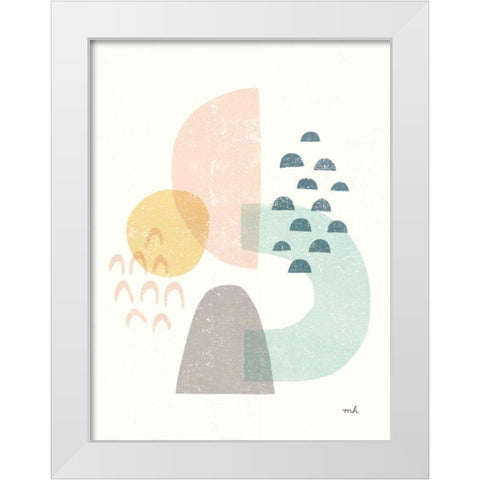 Happy Thoughts I v2 White Modern Wood Framed Art Print by Hershey, Moira