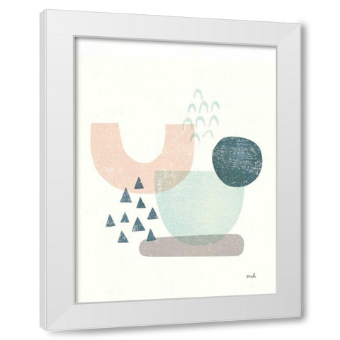 Happy Thoughts II v2 White Modern Wood Framed Art Print by Hershey, Moira