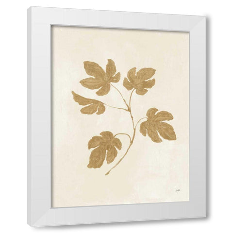 Botanical Study III Gold Crop White Modern Wood Framed Art Print by Purinton, Julia