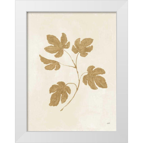 Botanical Study III Gold Crop White Modern Wood Framed Art Print by Purinton, Julia