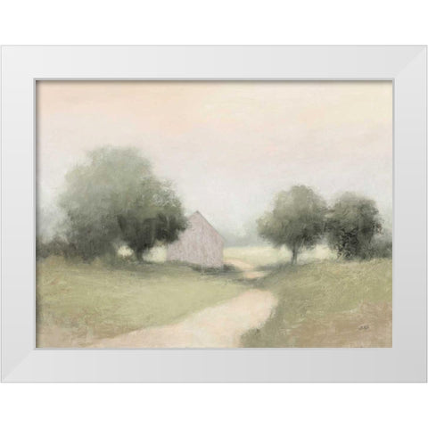 Country Road Neutral White Modern Wood Framed Art Print by Purinton, Julia
