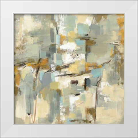 Old Port White Modern Wood Framed Art Print by Vassileva, Silvia
