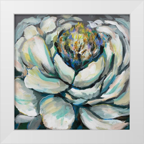 Bloom II White Modern Wood Framed Art Print by Vertentes, Jeanette