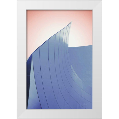 Skyscraper II Spring White Modern Wood Framed Art Print by Aledanda