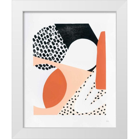 Luminous Tumble I White Modern Wood Framed Art Print by Marshall, Laura