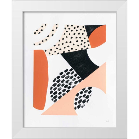 Luminous Tumble II White Modern Wood Framed Art Print by Marshall, Laura