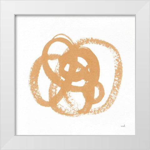 Scribbly Spring I White Modern Wood Framed Art Print by Hershey, Moira