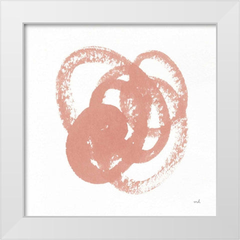 Scribbly Spring II White Modern Wood Framed Art Print by Hershey, Moira