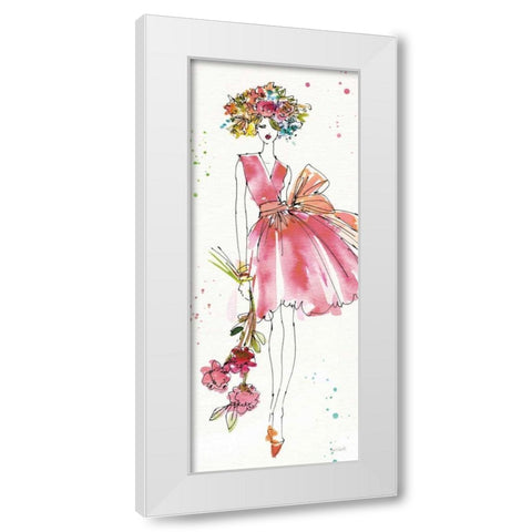 Floral Figures V White Modern Wood Framed Art Print by Tavoletti, Anne