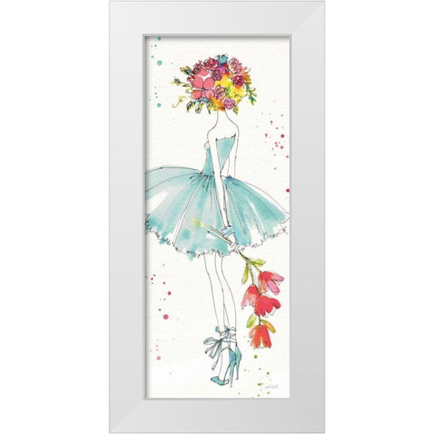 Floral Figures VI White Modern Wood Framed Art Print by Tavoletti, Anne