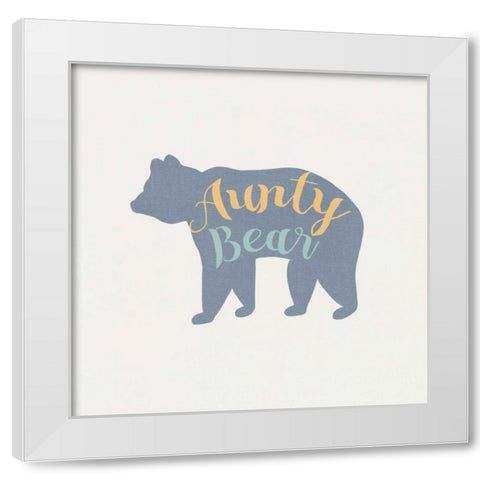 Aunt Inspiration III Color White Modern Wood Framed Art Print by Wild Apple Portfolio