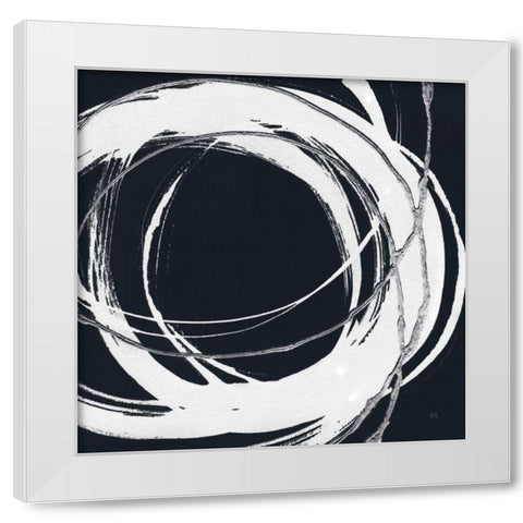 Gilded Enso II BW White Modern Wood Framed Art Print by Paschke, Chris