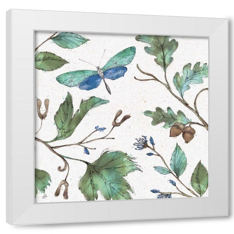 Outdoor Beauties I Color White Modern Wood Framed Art Print by Brissonnet, Daphne