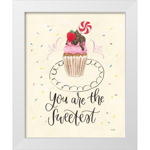 Sweet Life III Light White Modern Wood Framed Art Print by Jackson, Jenaya