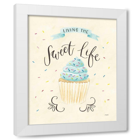 Sweet Life IV Light White Modern Wood Framed Art Print by Jackson, Jenaya