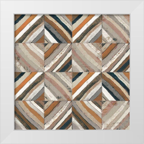 The Center II Abstract Warm White Modern Wood Framed Art Print by Warrick, Cheryl