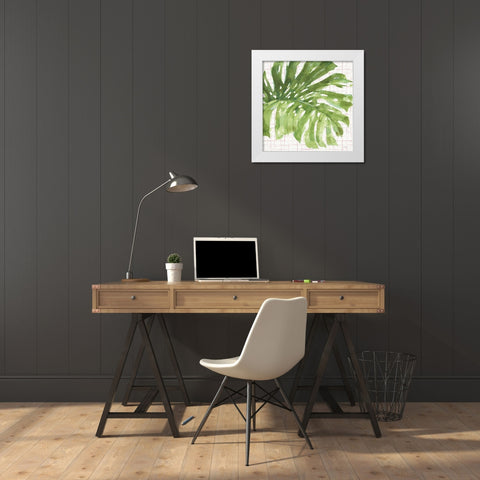 Mixed Greens LXXIV on Pink White Modern Wood Framed Art Print by Audit, Lisa