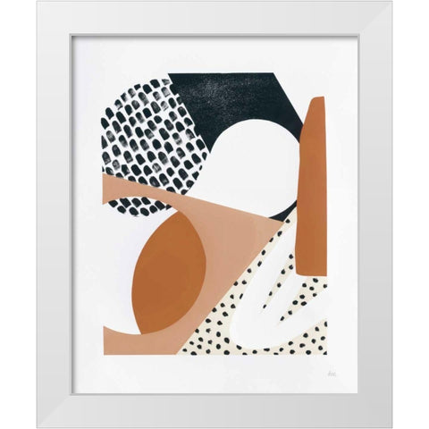 Luminous Tumble I Warm White Modern Wood Framed Art Print by Marshall, Laura