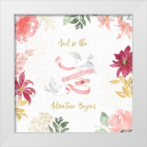 All You Need is Love VI White Modern Wood Framed Art Print by Grove, Beth