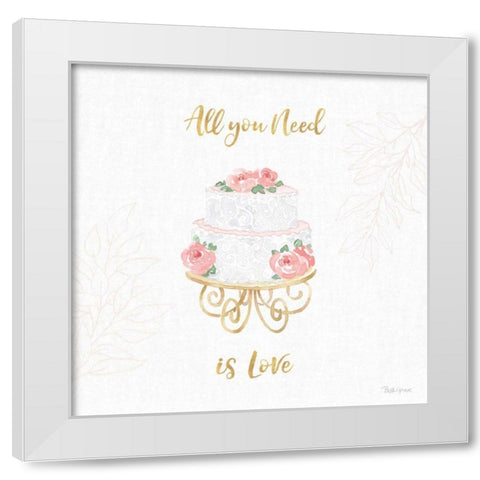 All You Need is Love IX White Modern Wood Framed Art Print by Grove, Beth