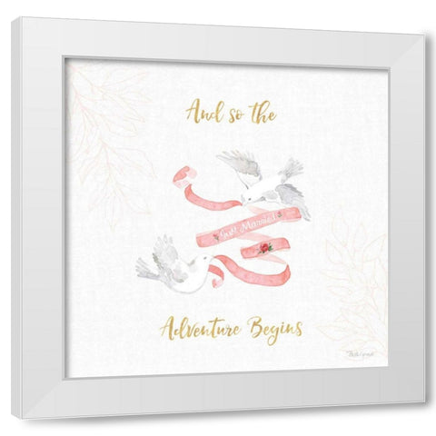 All You Need is Love X White Modern Wood Framed Art Print by Grove, Beth