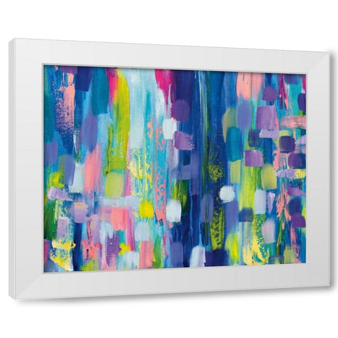 Radiance White Modern Wood Framed Art Print by Vertentes, Jeanette