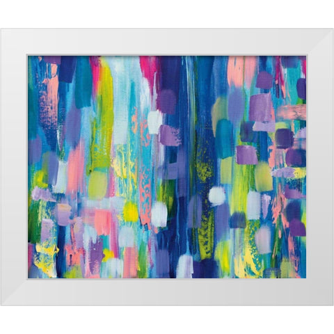 Radiance White Modern Wood Framed Art Print by Vertentes, Jeanette