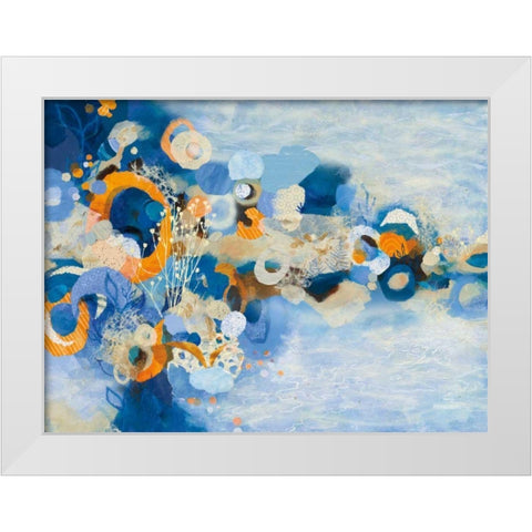 Nantucket Summer White Modern Wood Framed Art Print by Ferguson, Kathy