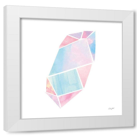 Shine II White Modern Wood Framed Art Print by Prahl, Courtney