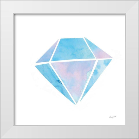 Shine III White Modern Wood Framed Art Print by Prahl, Courtney