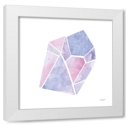 Shine IV White Modern Wood Framed Art Print by Prahl, Courtney